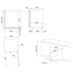 Smeg CVI638RWN3 38瓶 Dolce Stil Novo 嵌入式雙溫區紅酒櫃 (右門鉸)