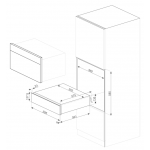 Smeg CPV615NR 15厘米 Dolce Stil Novo 嵌入式抽真空抽屜