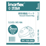 Imarflex IVC-16A-DB5 Vacuum Cleaner Bag (5 Bags)