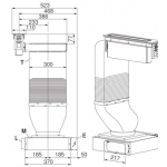 V-Zug DSMS 90厘米 590m³/h 下降式抽油煙機