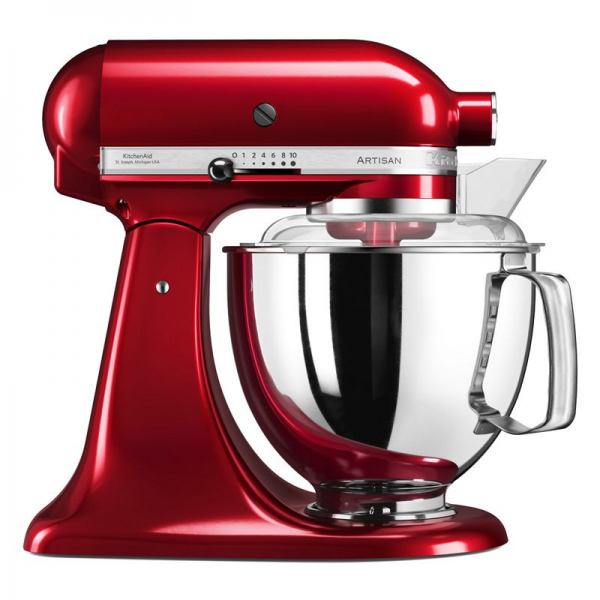 KitchenAid 5KSM175PSBCA 4.8公升 Artisan 抬頭式廚師機 (雙碗 & 雙攪拌槳) (珠光紅)