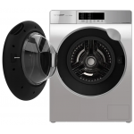 Sharp 聲寶 ES-W850K-W 8.5公斤 1200轉 J-Tech 日本變頻技術 前置式全自動洗衣機 (淺灰色)