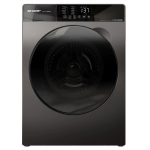 Sharp 聲寶 ES-W850K-B 8.5公斤 1200轉 J-Tech 日本變頻技術 前置式全自動洗衣機 (黑色)