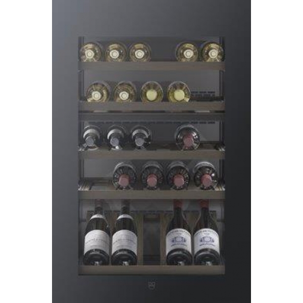 V-Zug Wine Cooler V4000 38瓶 雙溫區紅酒櫃 (黑色) - 全嵌入式、智能連線、靜音