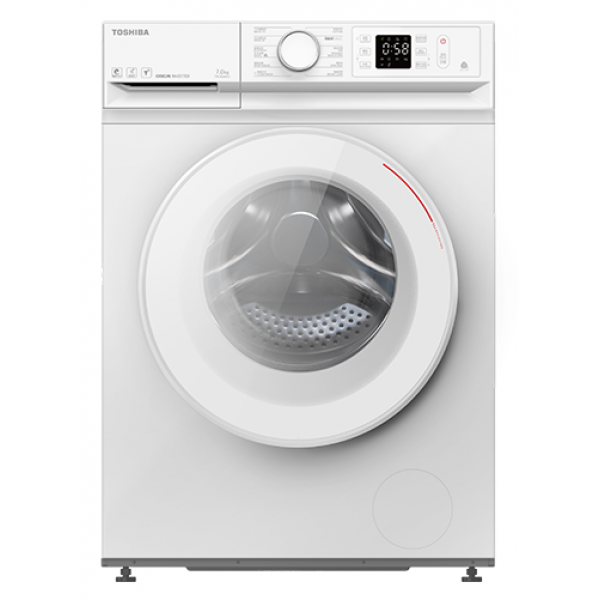 TOSHIBA 東芝 TW-BL80A2H(WW) 7公斤 變頻超薄前置式洗衣機 | 1200轉、UFB納米泡泡、蒸氣洗衣