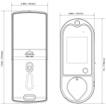 Lockly PGD798-SG Vision 智能門鎖 - PIN Genie專利 3D指紋 智能門鈴