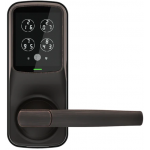Lockly PGD628F-VB Secure Plus PIN Genie™ 專利防偷窺按鍵+3D指紋+藍牙+鎖匙 智能斜舌鎖 (威尼斯古銅色)