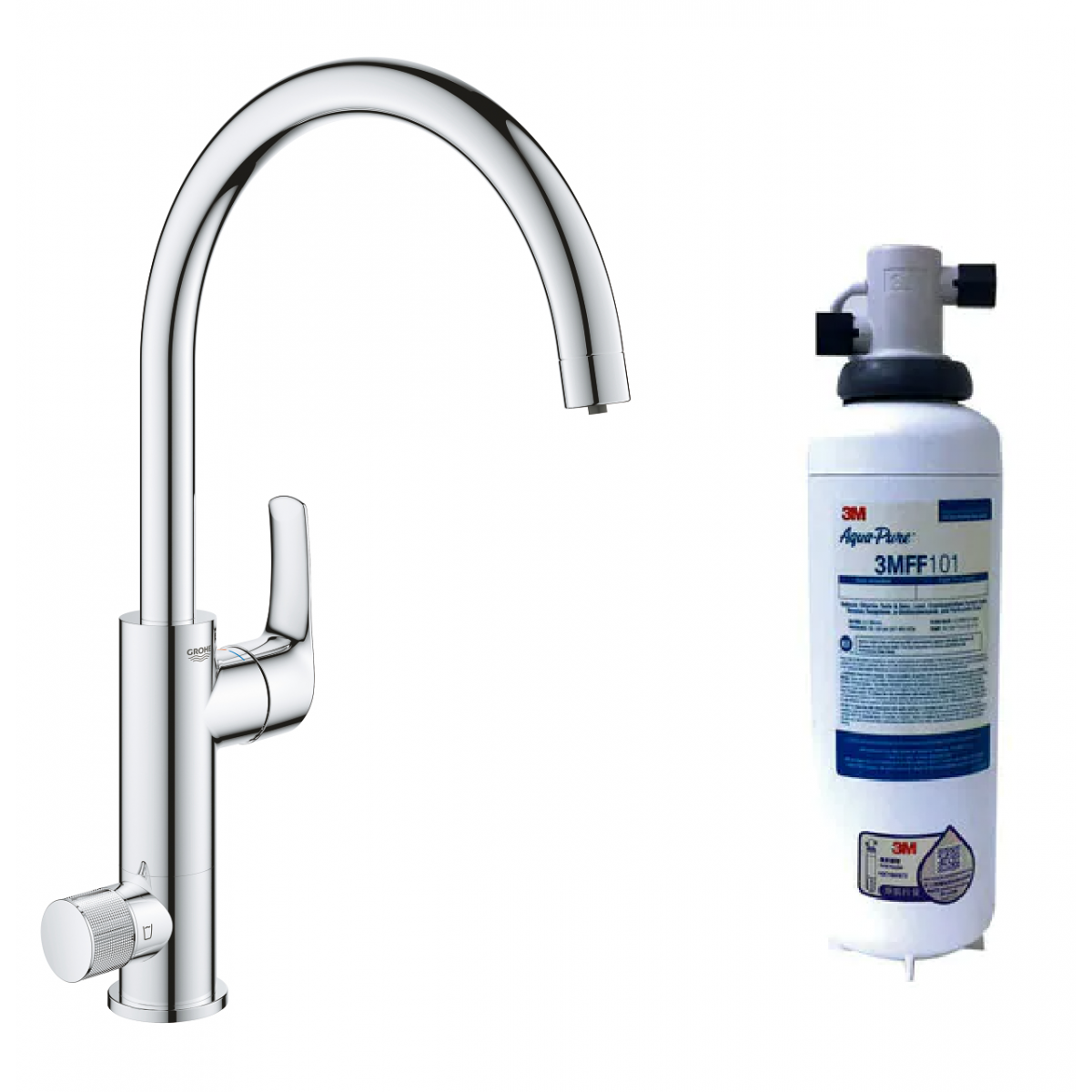 3M FF100 濾水系統連Grohe 31722000 廚房水龍頭