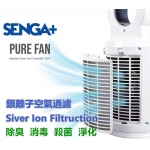 Senga+ BW-302Y-WB 55W 銀離子空氣過濾 無葉風扇 空氣淨化機 (白+藍色)