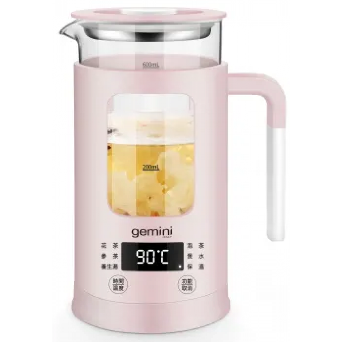 Gemini GMK600P 四季智能迷你養生壺 - 600W功率，600ml容量，自動保溫