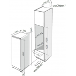 De Dietrich DRS1124J 199公升 嵌入式單門雪櫃