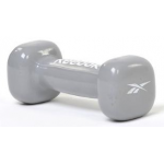 Reebok FIT189 5.0公斤 包膠啞鈴 (灰色) - 鐵製包膠，輕量訓練