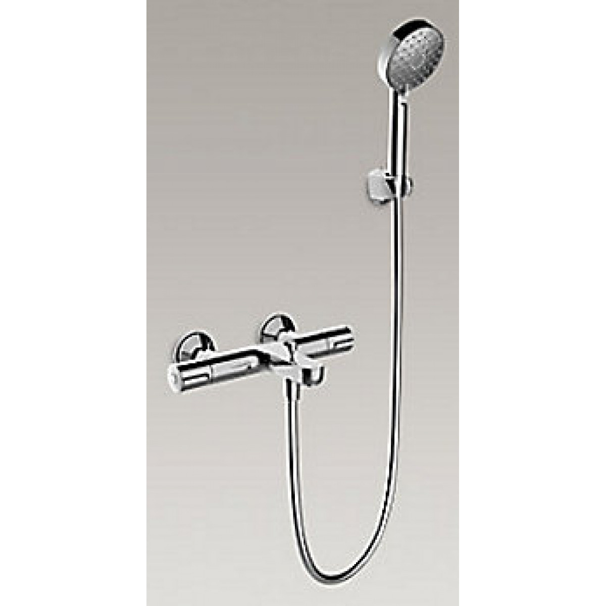 Kohler Accliv 恆溫淋浴龍頭 - 拋光鍍鉻，冰涼觸感，附Awaken手持花灑