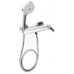 Kohler K-72669T-4-CP Singulier™ 掛牆式淋浴龍頭 (拋光鍍鉻) (包括多功能手持花灑及插座)