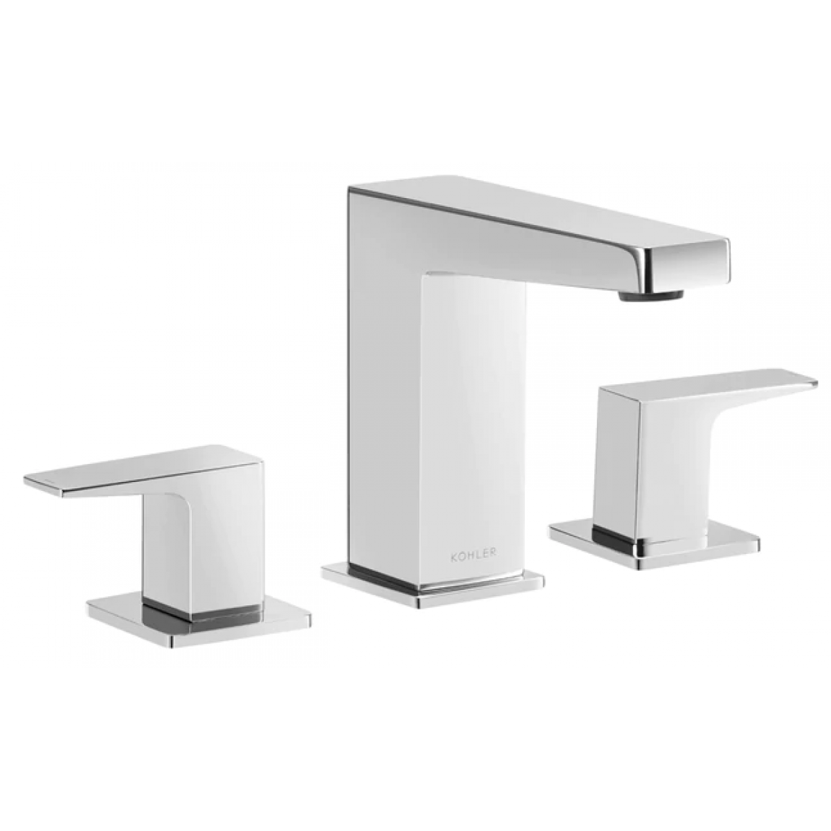 Kohler Honesty™ 中面盆龍頭 - 8吋，拋光鍍鉻，耐用設計