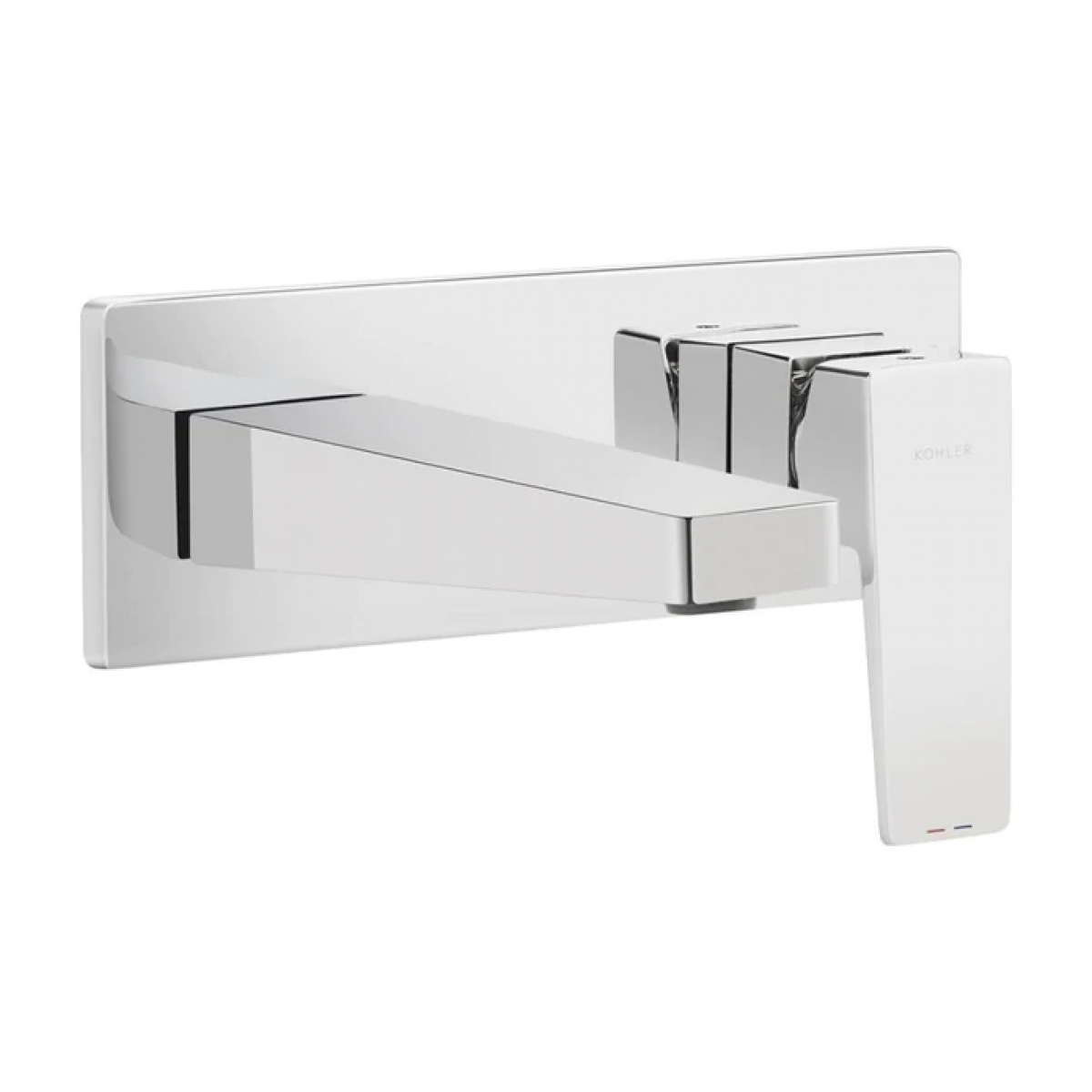 Kohler Honesty™ 單把牆出水面盆龍頭 - 拋光鍍鉻，黃銅材質