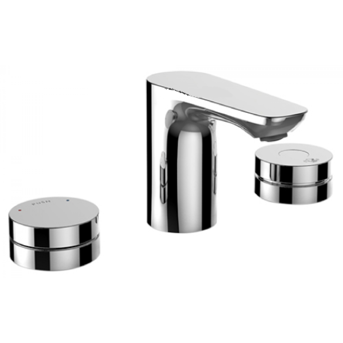 Kohler Aleo 8吋三件式感應中面盆龍頭 - 拋光鍍鉻，免觸洗手，長效電池