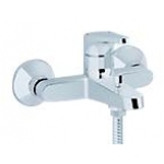 Kohler Beam 掛牆式浴缸淋浴龍頭 - 拋光鍍鉻，附Awaken手持花灑，耐腐蝕