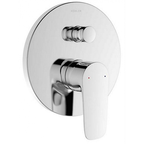 Kohler K-99721T-B4-CP Modulo 入牆式兩路面板 (拋光鍍鉻)