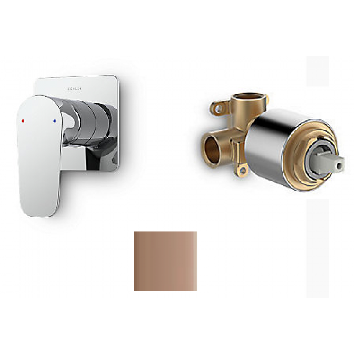 Kohler 40mm Valve System 入牆式花灑面板 (玫瑰金色)