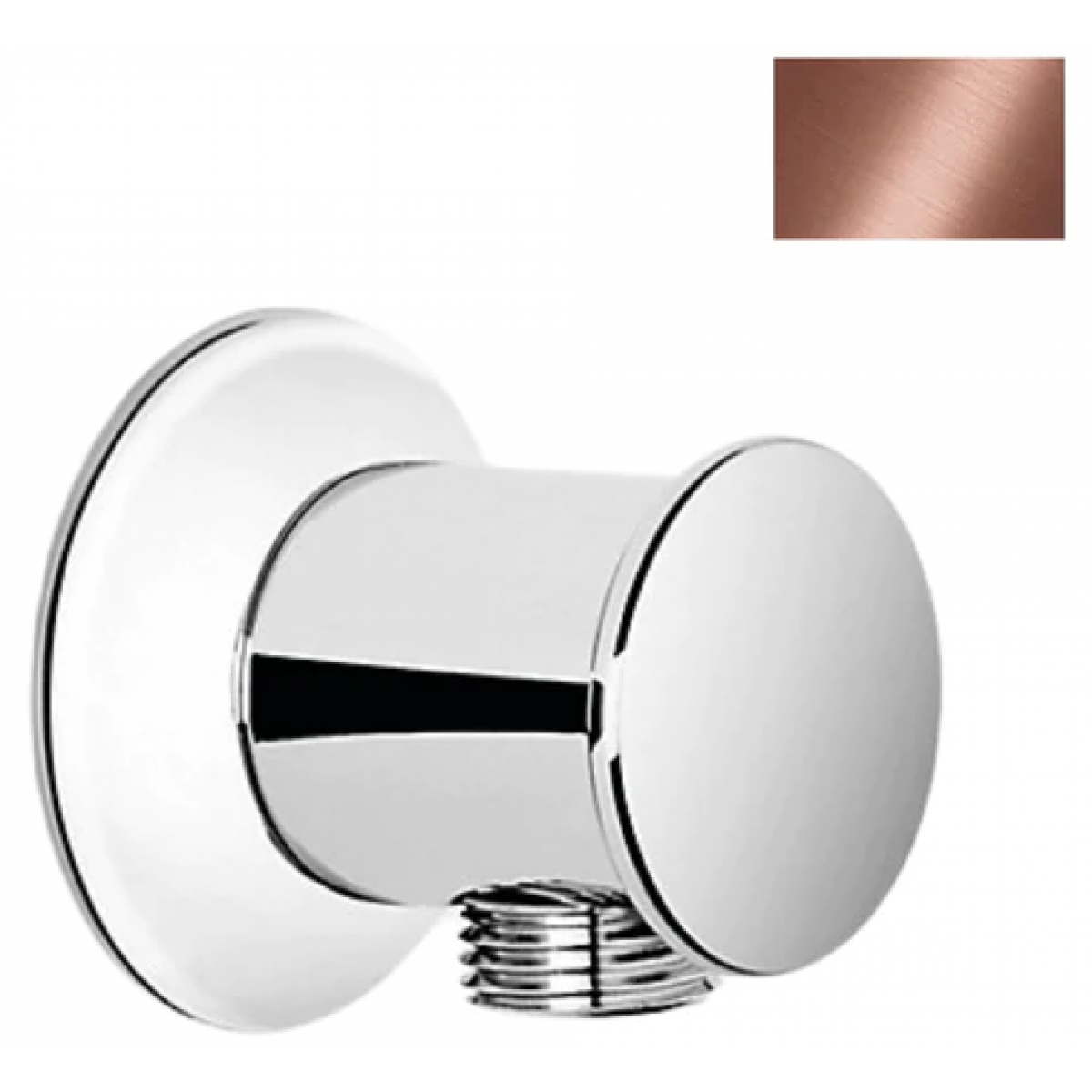 Kohler K-16381T-RGD Round 圓形掛牆式花灑軟管連接器 (玫瑰金色)