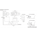 Kohler K-25412H-HC-0 Reach Up 連體式自由咀座廁 (隱藏線版)