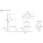 Kohler K-76173H-0 Odeon Up™ 分體式座廁 | 隱蔽水路 | 不含風琴喉