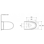 Kohler K-28773K-0 Reach Up 緩降薄廁板