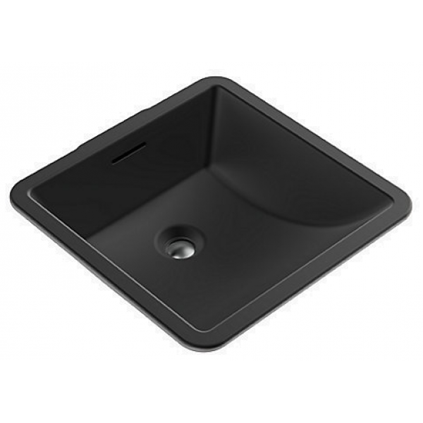 Kohler K-21056K-HB1 Brazn 方形台下式面盆 (黑色)