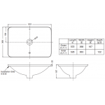 Kohler K-96117T-G81 Carillon 長方形檯上式面盆 (閃爍白雪色)
