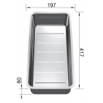 BLANCO 517239 ZEROX 340-U 不鏽鋼鋅盤 - 零半徑極簡設計