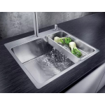 BLANCO 517239 ZEROX 340-U 不鏽鋼鋅盤 - 零半徑極簡設計