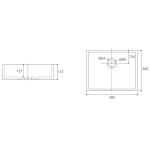 Kohler K-19897T-0 Delta 19吋檯上式面盆 (附面盆彈去水)