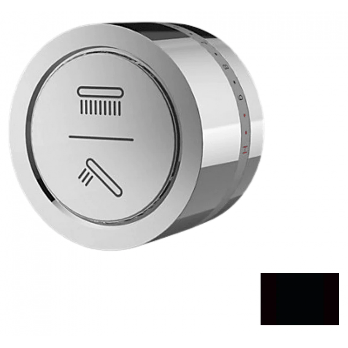 Kohler K-23774T-7-BL DTV Mode 兩路花灑操作面板 (霧黑色)