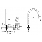 Kohler K-22329T-7-CP DTV Mode 缸邊式浴缸龍頭組合套裝 (拋光鍍鉻)