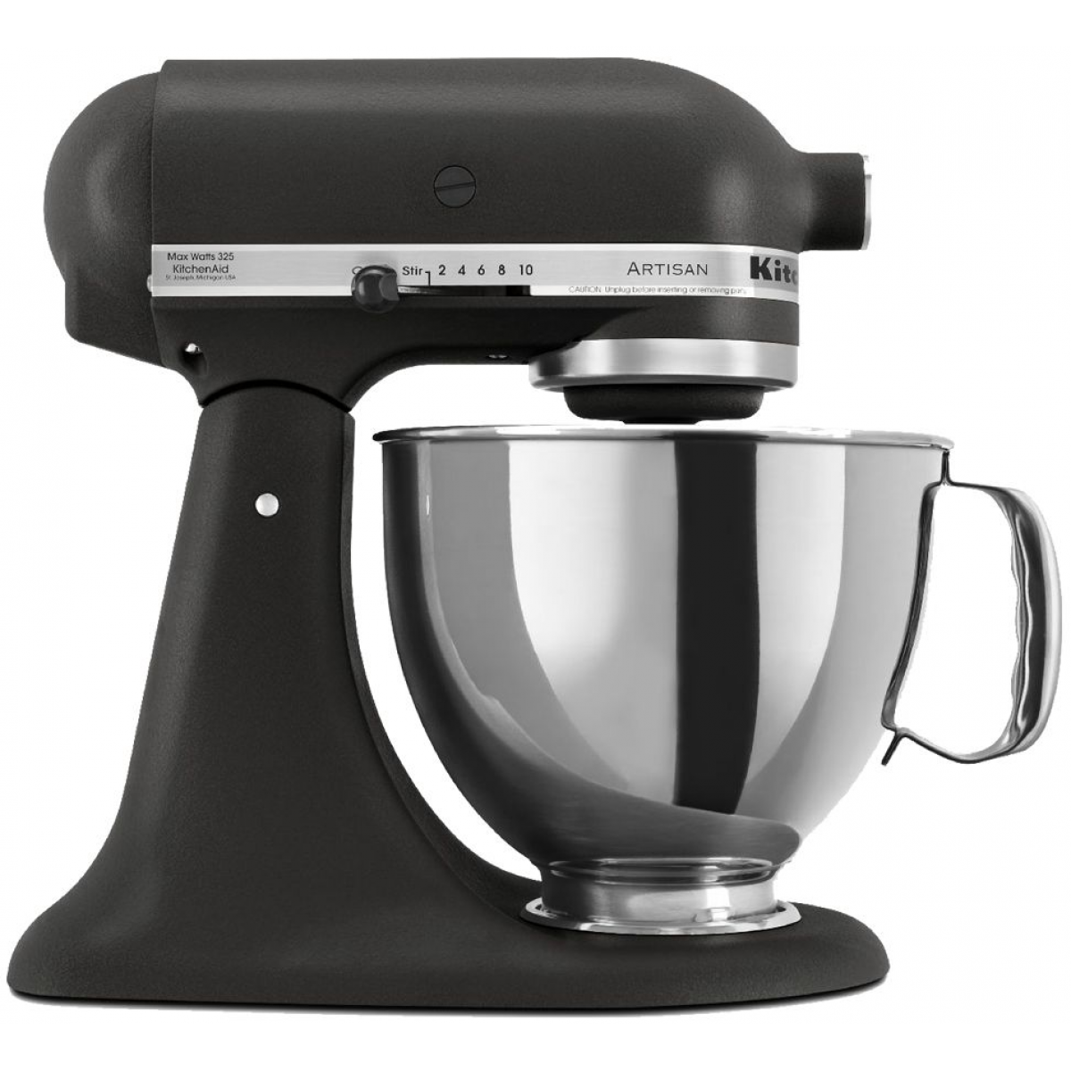 KitchenAid 5KSM150PSBBK 4.8公升 Artisan 抬頭式廚師機 (鑄鐵黑)