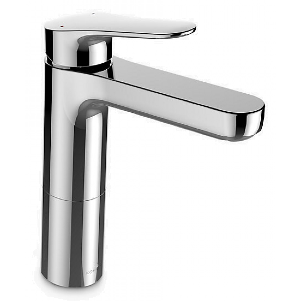 Kohler K-33063T-4-CP Accliv高身單把手抽拉式面盆龍頭 (拋光鍍鉻)：50年耐用，堅固黃銅，單孔安裝