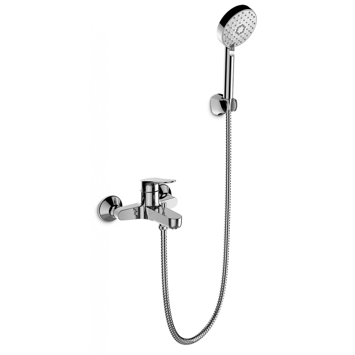 Kohler K-33079T-4-CP Accliv掛牆式淋浴龍頭 (拋光鍍鉻)：自動返回分水器，黃銅製造，96小時鹽霧測試