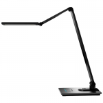 Panasonic 樂聲HHLT0617A13護目佳LED檯燈 (灰黑色)：12W光源，無可視頻閃，可調色溫亮度