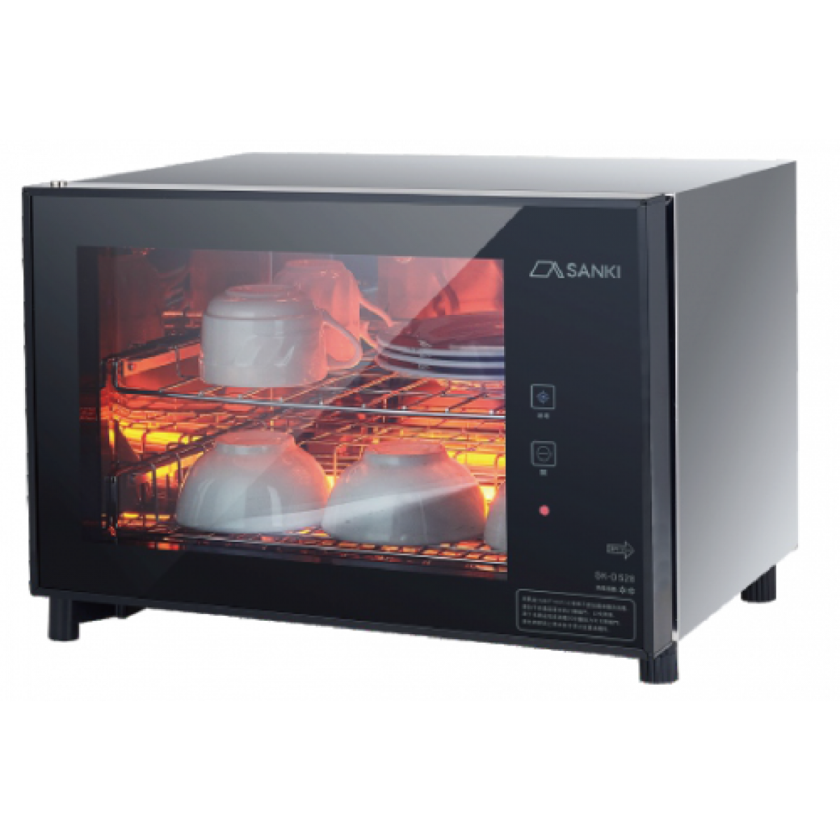 SANKI 山崎 SK-DS28 23公升 座檯式消毒碗櫃 | 125℃高溫消毒、不銹鋼內腔、一鍵智能控制