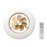 Doshisha DCEA-12CL-LW 24吋 日本現代LED天花扇燈 (木紋色)