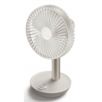 Lumena Stand3X-LG 6" Swing Wireless Table Fan (Light Gray)
