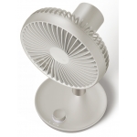 Lumena Stand3X-LG 6吋 搖頭無線座檯風扇 (淺灰色)