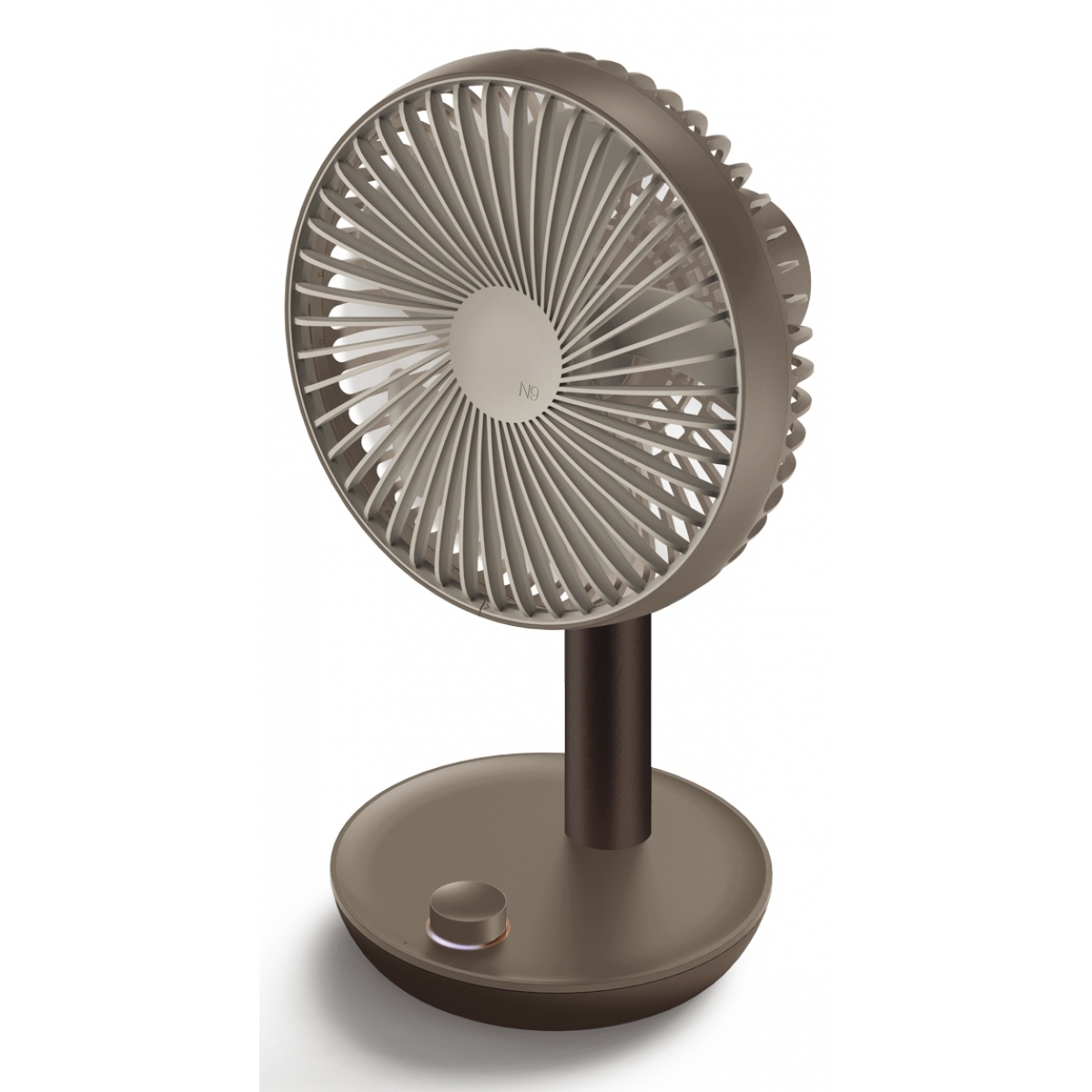 Lumena Stand3X-AB 6吋 搖頭無線座檯風扇 (灰棕色)