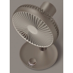 Lumena Stand3X-AB 6吋 搖頭無線座檯風扇 (灰棕色)