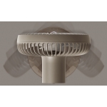 Lumena Stand3X-AB 6吋 搖頭無線座檯風扇 (灰棕色)