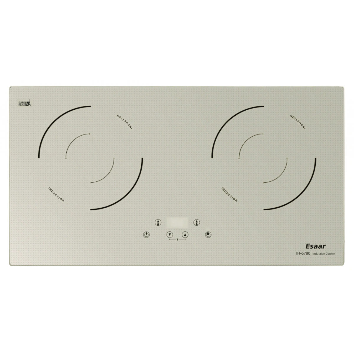 薏莎 Esaar IH-6780 GD 65厘米 雙頭電磁爐 - 嵌入式/座枱兩用