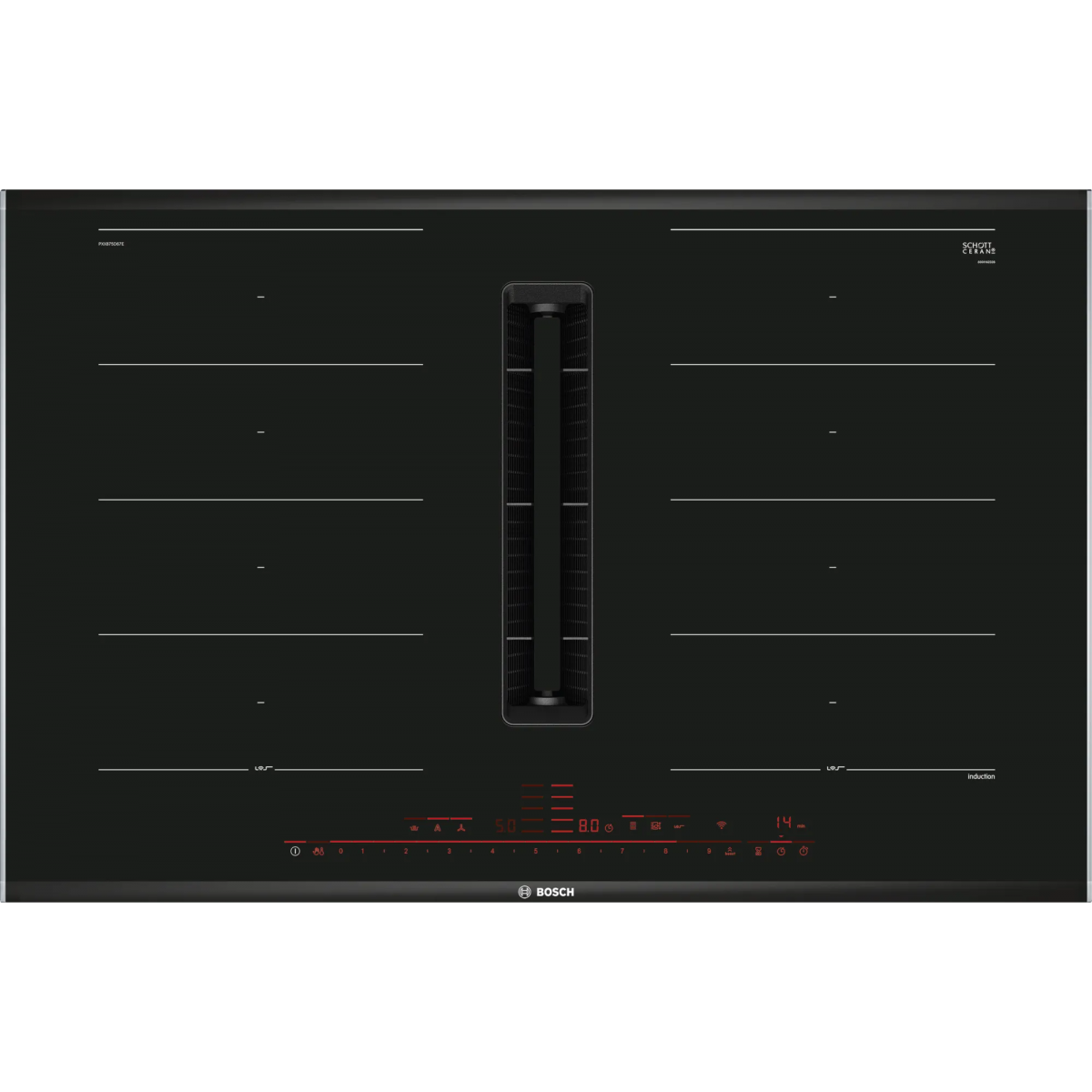 Bosch 博世 PXX875D67E 80厘米 嵌入式抽油煙機電磁爐 Serie 8