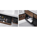 Kohler K-20020T-H14 Maxispace 35吋浴室儲物櫃 (柏靈頓橡木)