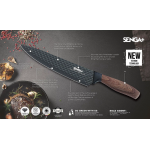 Senga LK-WS10 Black Ceramic Stainless Steel Knife (Set of 6)